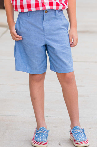 Independence Day Picnic Chambray William Shorts