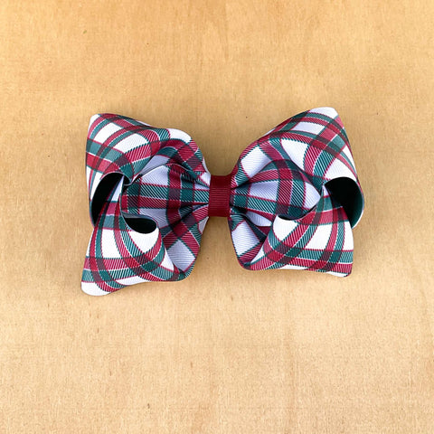 Festive Plaid Boutique Bows