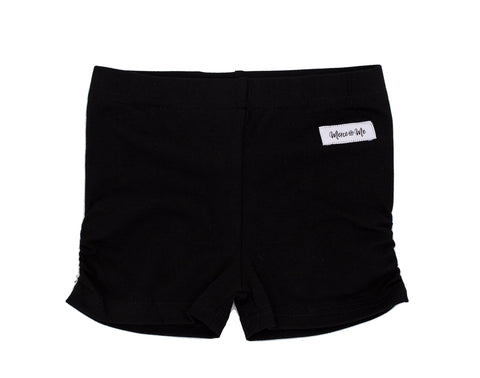 2024 Black Ruched Shorties Pre-SALE