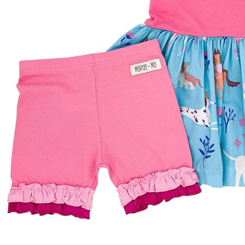 All the Pinks Rosie Ruffle Shorts