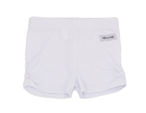 2024 White Ruched Shorties Pre-SALE