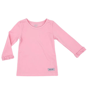 Bess Long Sleeve Tees in Ballerina Pink