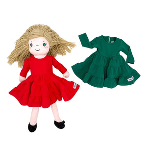 18" Doll Annie Holiday Dresses