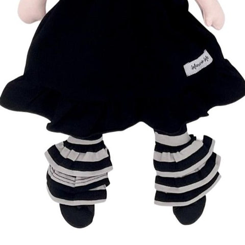 Batty Stripes Rosie Ruffle Pants 18" Doll