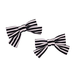 Twitching Stripes Bitty Bow Sets