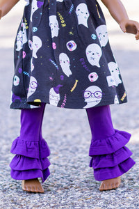 Purple Rosie Ruffle Pants 18" Doll