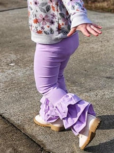 Lavender Rosie Ruffle Pants